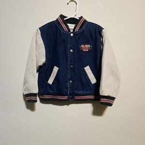 Vintage Toddler Denim & Canvas Jacket